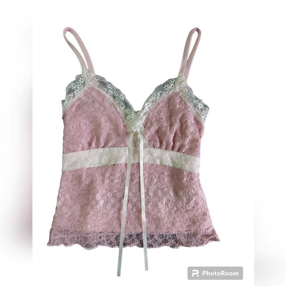 Y2k Lace Cami Coquette